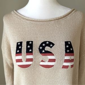 USA Long Sleeve Sweater by Marled